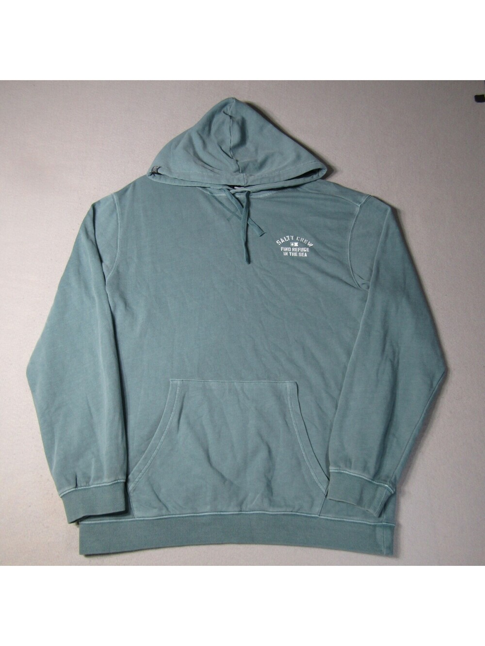 NWT Salty Crew Even Keel Vintage Fleece Hoodie Men's L Hydro
